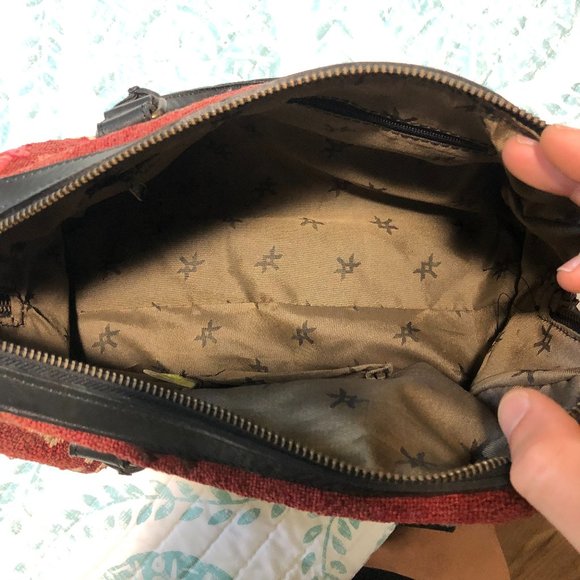 Vintage Turkish Kilim Leather Carpet Handbag - Picture 3 of 3